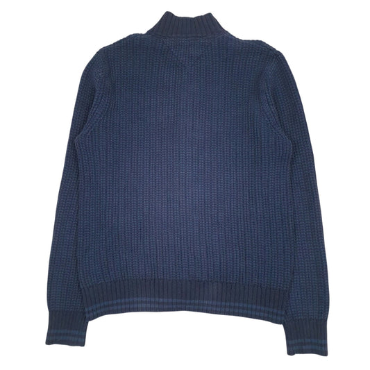 Mens Blue Tommy Hilfiger Knitwear Cardigan Jumper