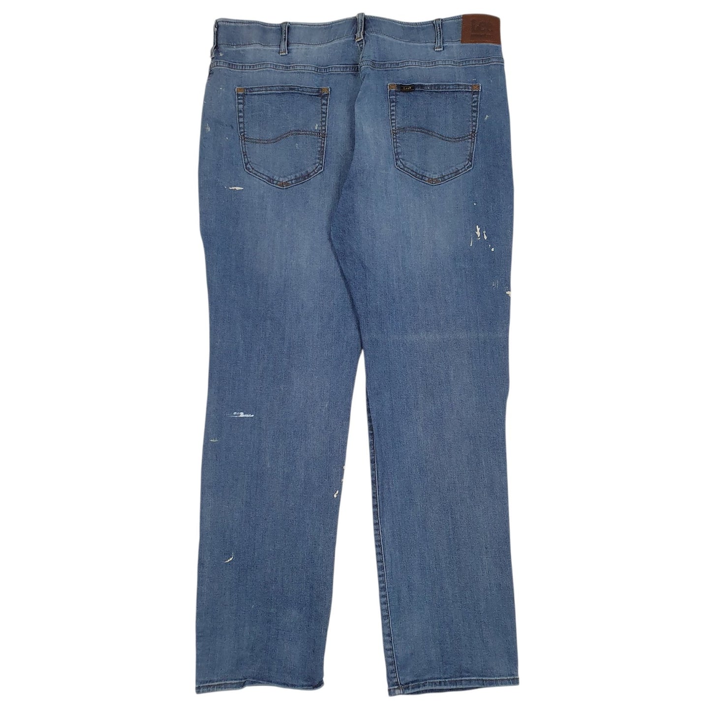 Mens Blue Lee  Crewneck Jeans
