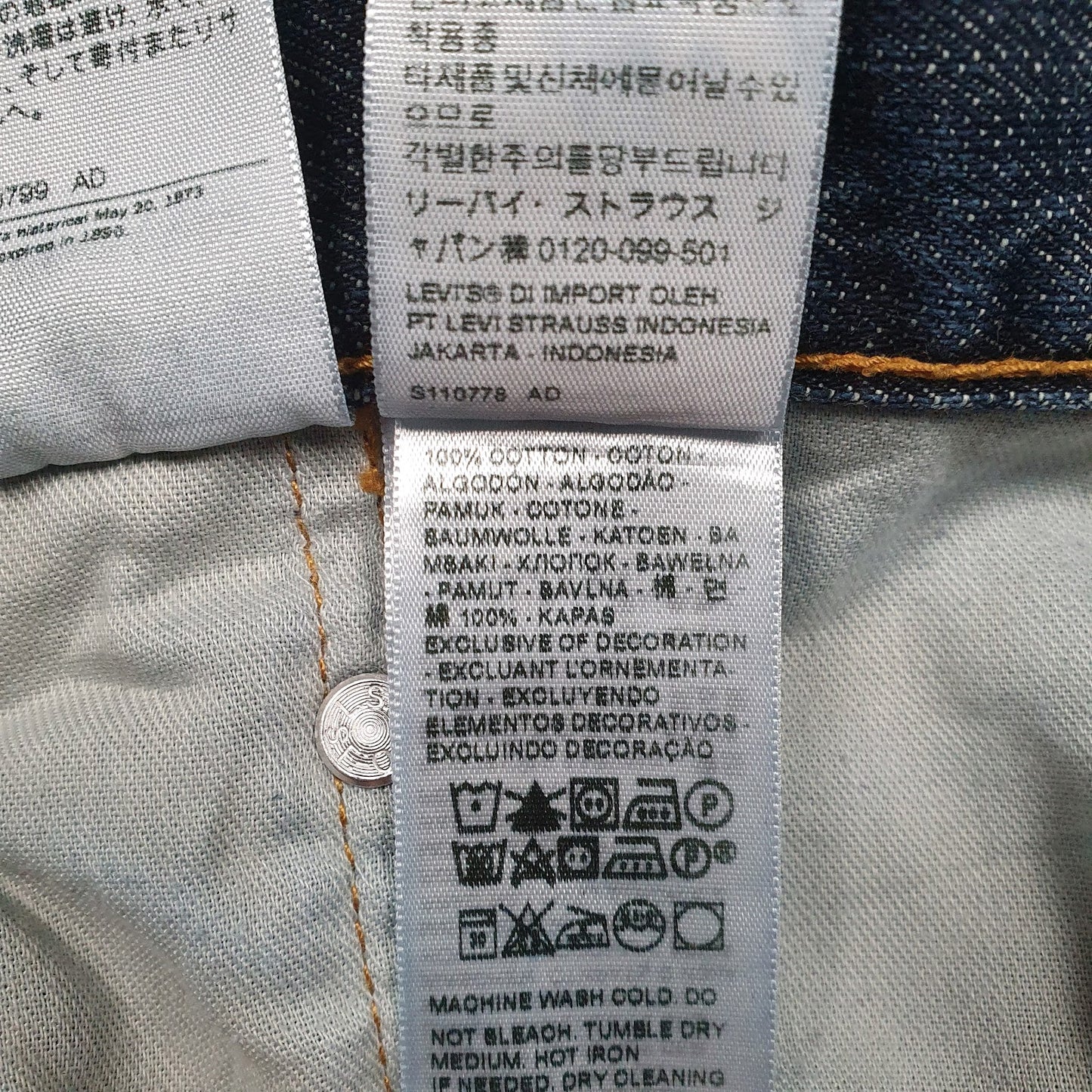 Mens Blue Levis   Jeans