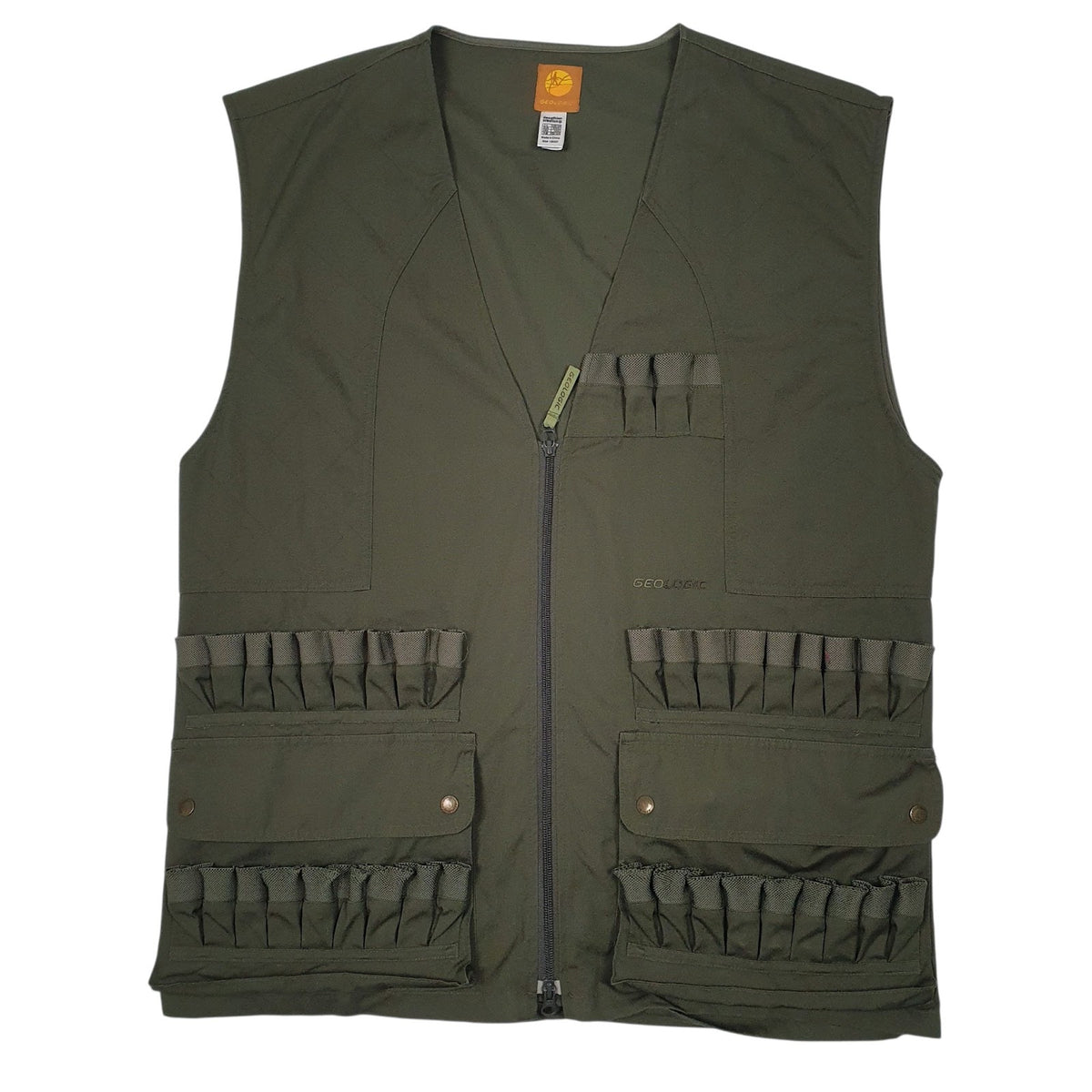 Mens Green Geologic Shooting Vest  Coat