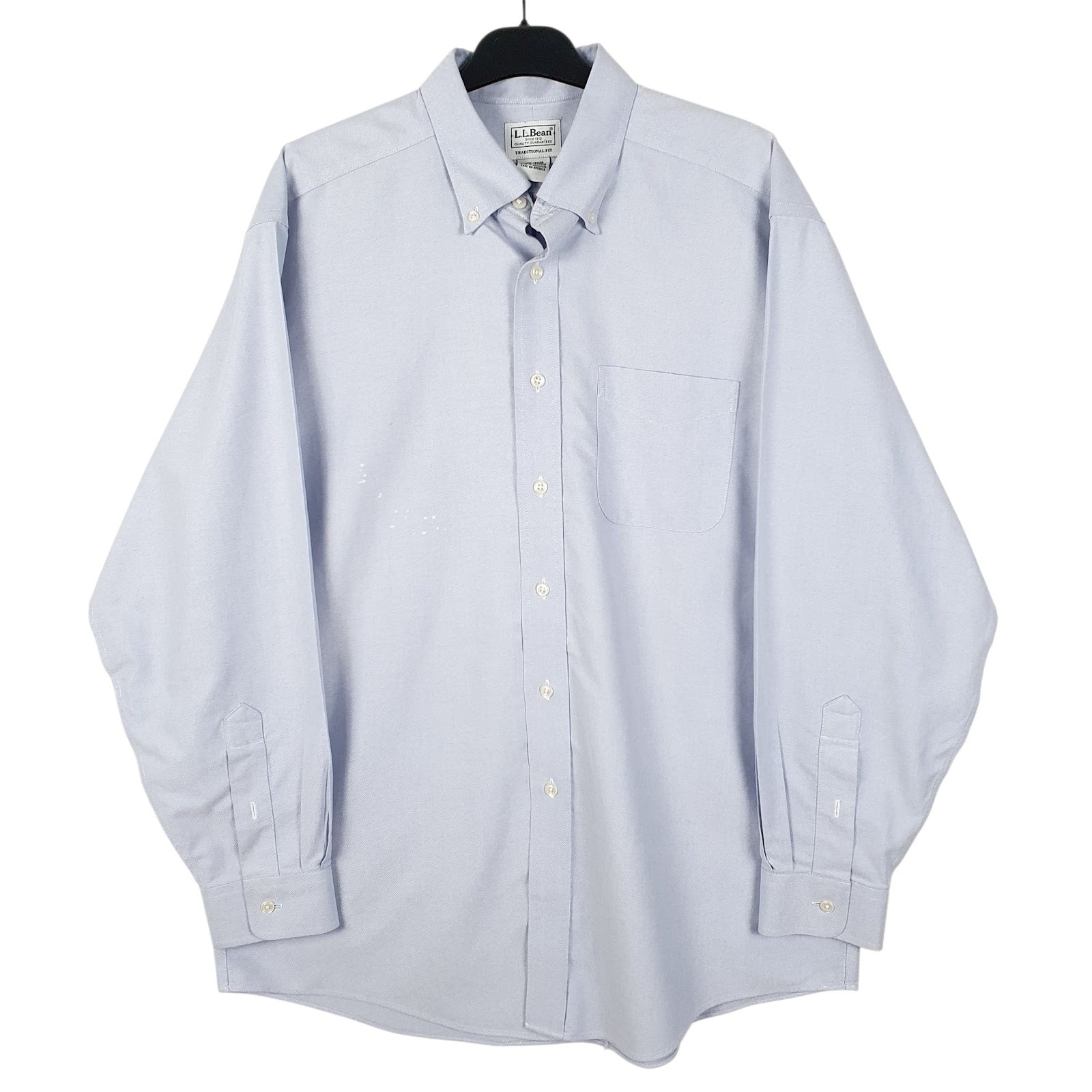 Mens Blue L.L.Bean  Long Sleeve Shirt
