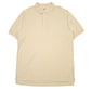 Mens Yellow Croft & Barrow  Short Sleeve Polo Shirt