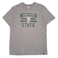 Mens Grey 47 Michigan State Short Sleeve T Shirt