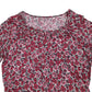 Womens Red Unbranded Floral Rose  Dress
