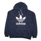 Mens Navy Adidas  Hoodie Jumper