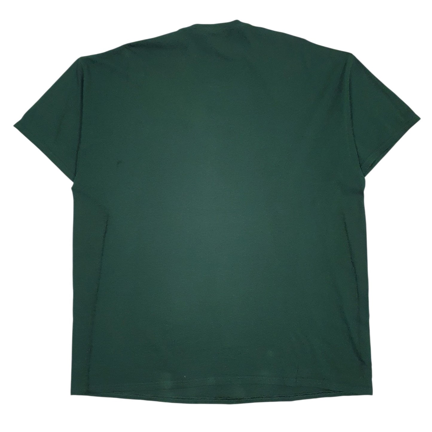 Mens Green Fruit Of The Loom Cougar Softball  T Shirt