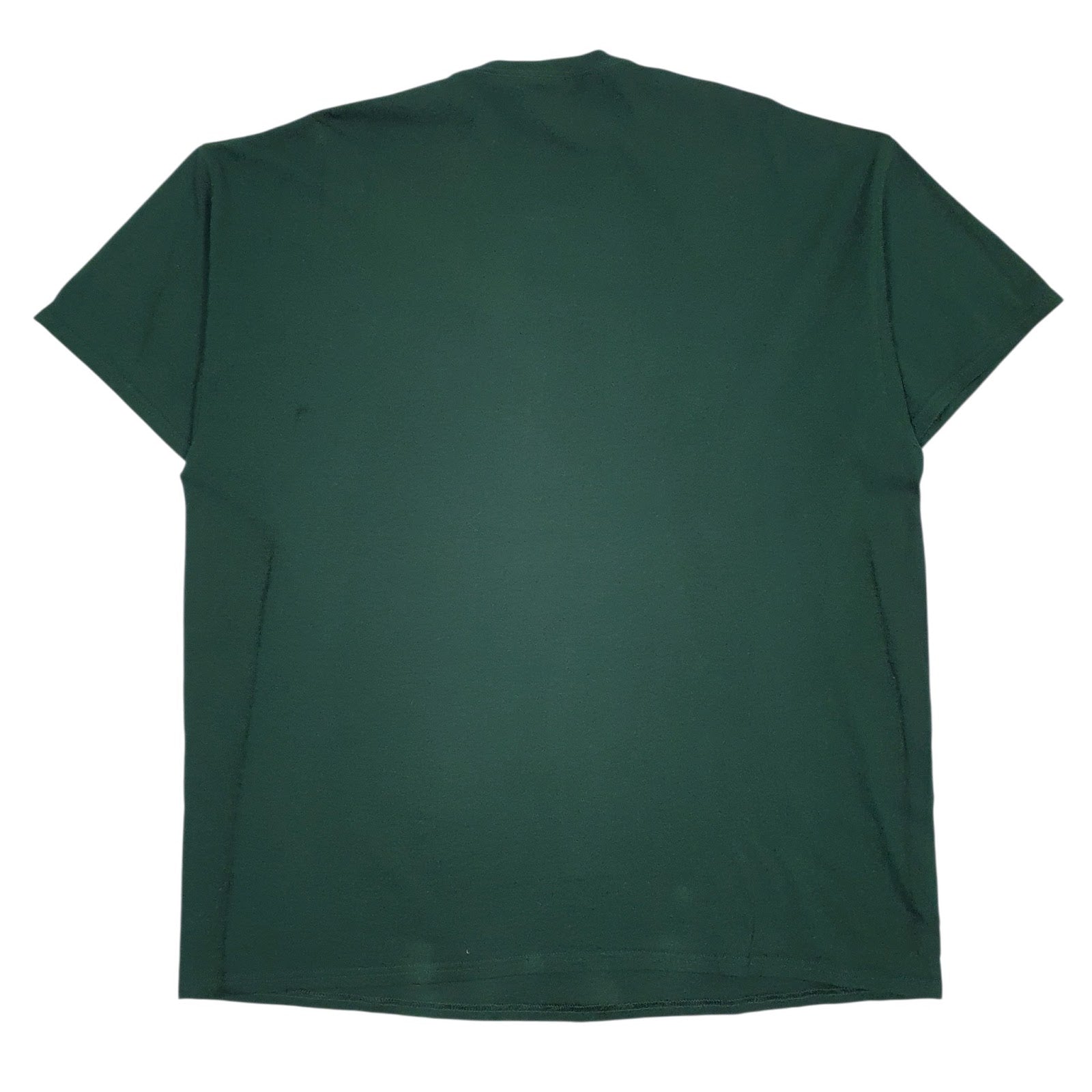 Mens Green Fruit Of The Loom Cougar Softball  T Shirt