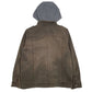 Mens Green Levis Sherpa Lined  Coat