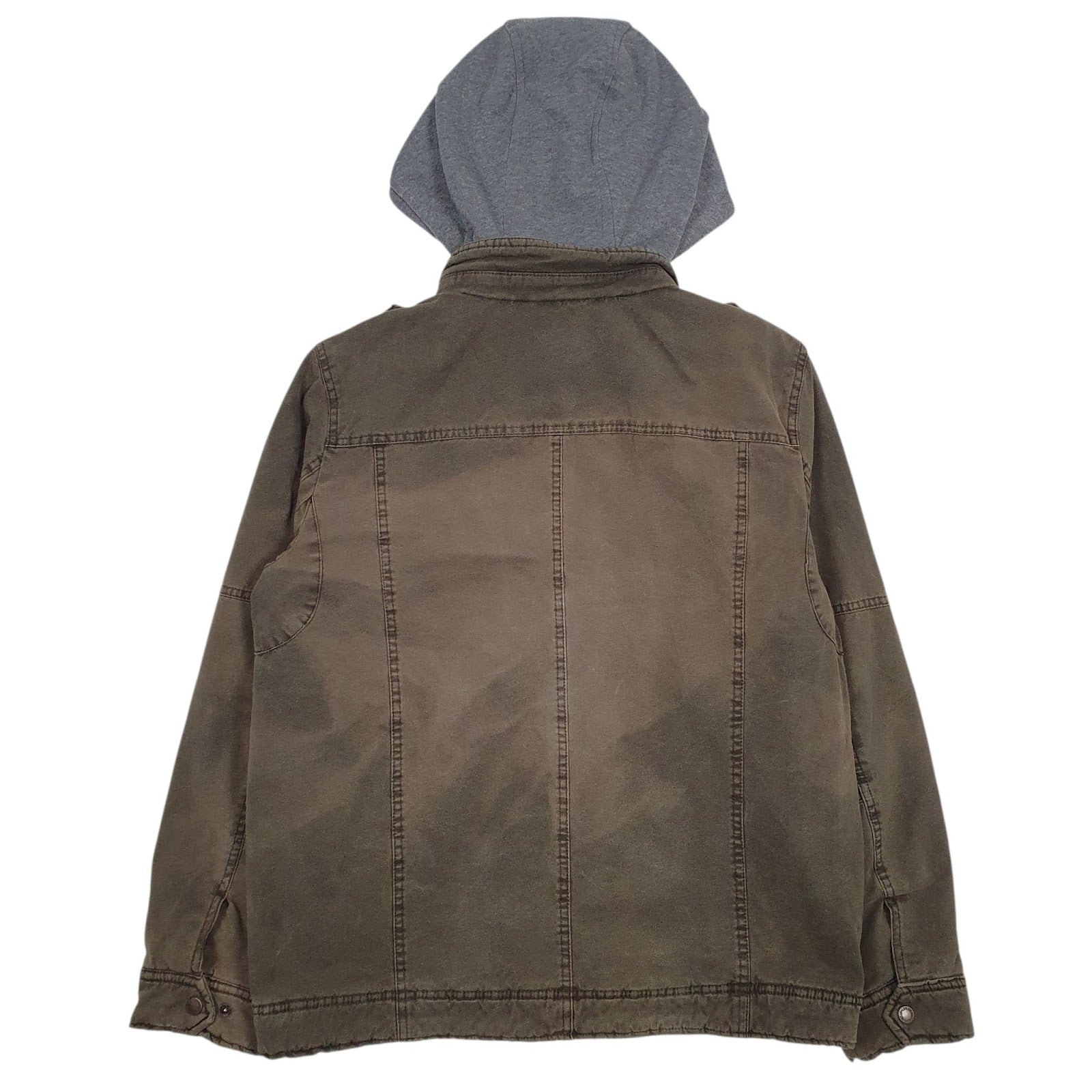 Mens Green Levis Sherpa Lined  Coat