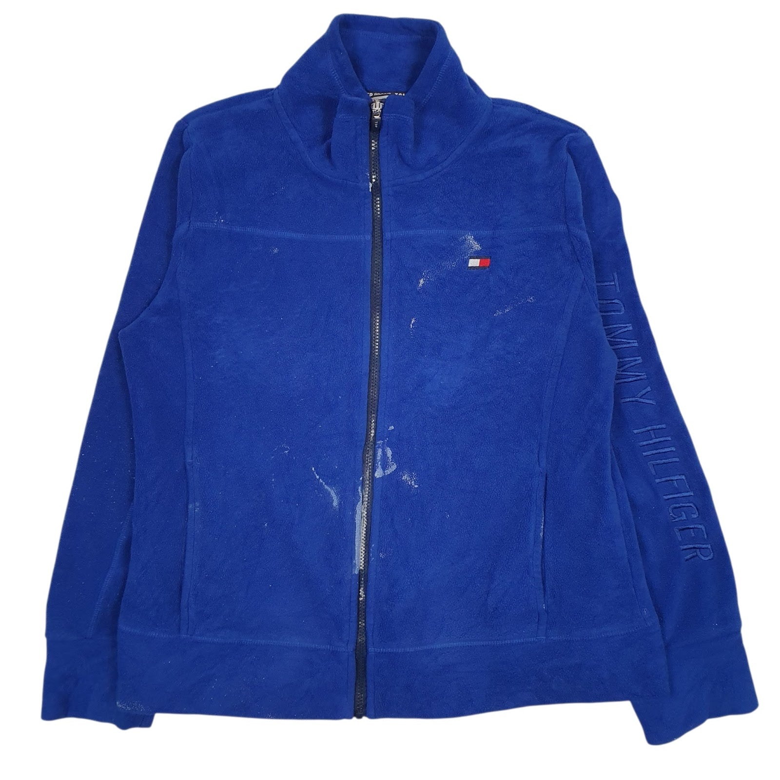 Womens Blue Tommy Hilfiger Sport Full Zip Jumper
