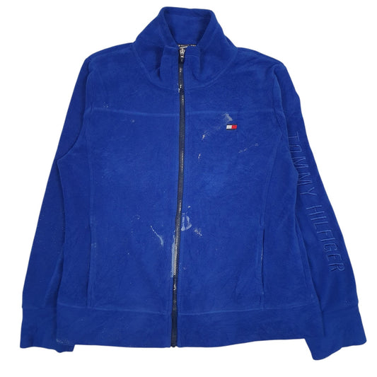 Womens Blue Tommy Hilfiger Sport Full Zip Jumper