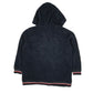Womens Navy Tommy Hilfiger Sherpa Hoodie Cardigan Jumper