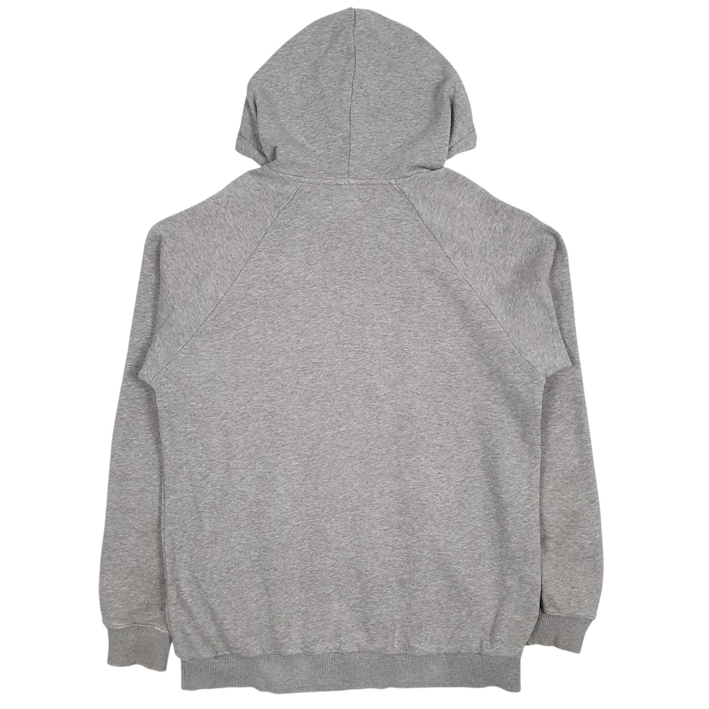 Mens Grey Adidas Spellout Hoodie Jumper