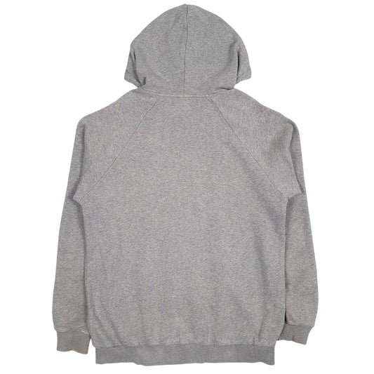 Mens Grey Adidas Spellout Hoodie Jumper