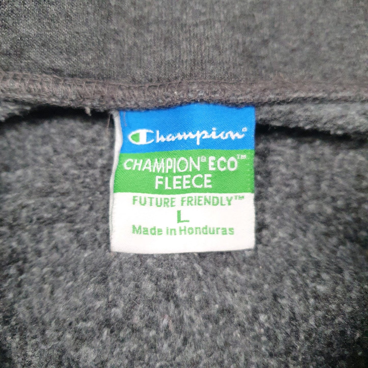 Mens Grey Champion  Quarter Zip Jumper