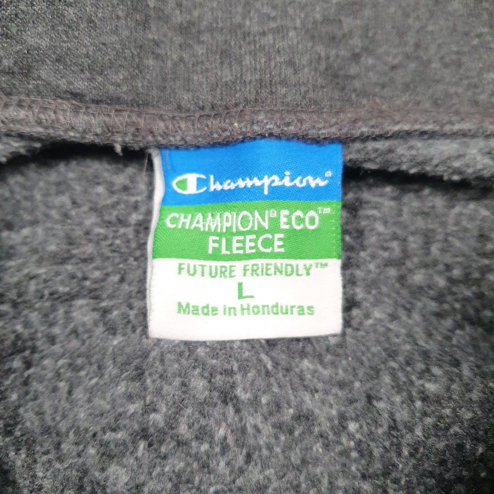 Mens Grey Champion  Quarter Zip Jumper