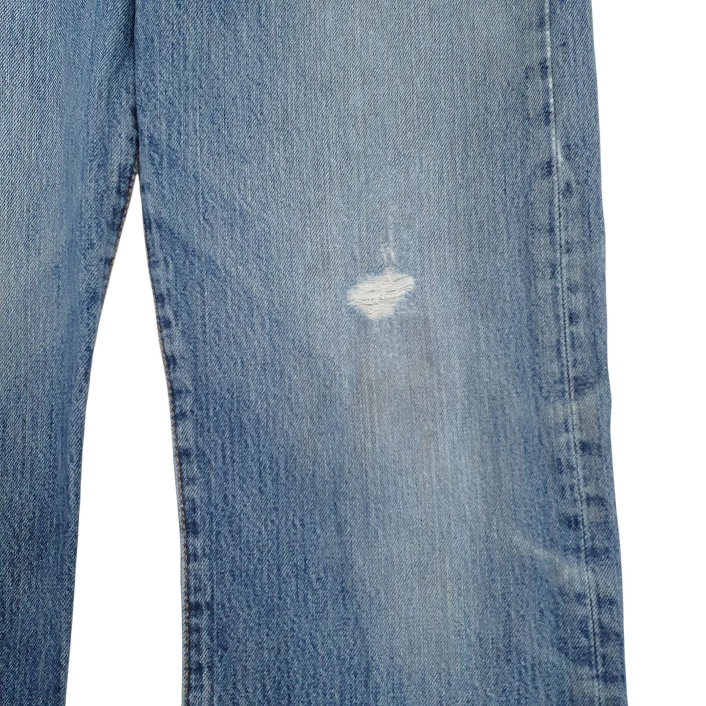Mens Blue Levis Distressed  Jeans