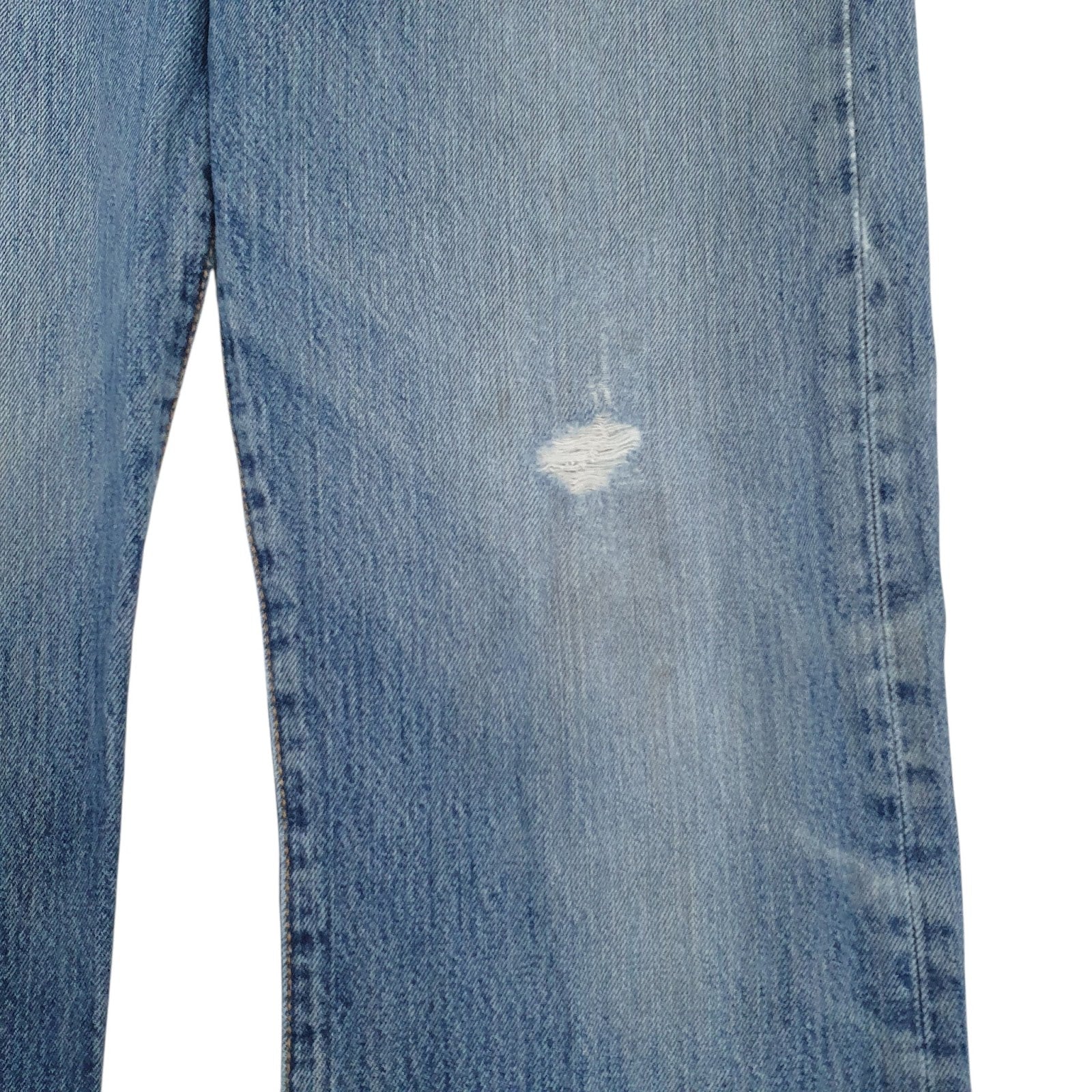 Mens Blue Levis Distressed  Jeans