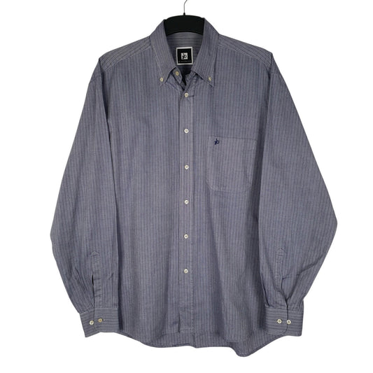 Mens Blue Rocco Barocco  Long Sleeve Shirt