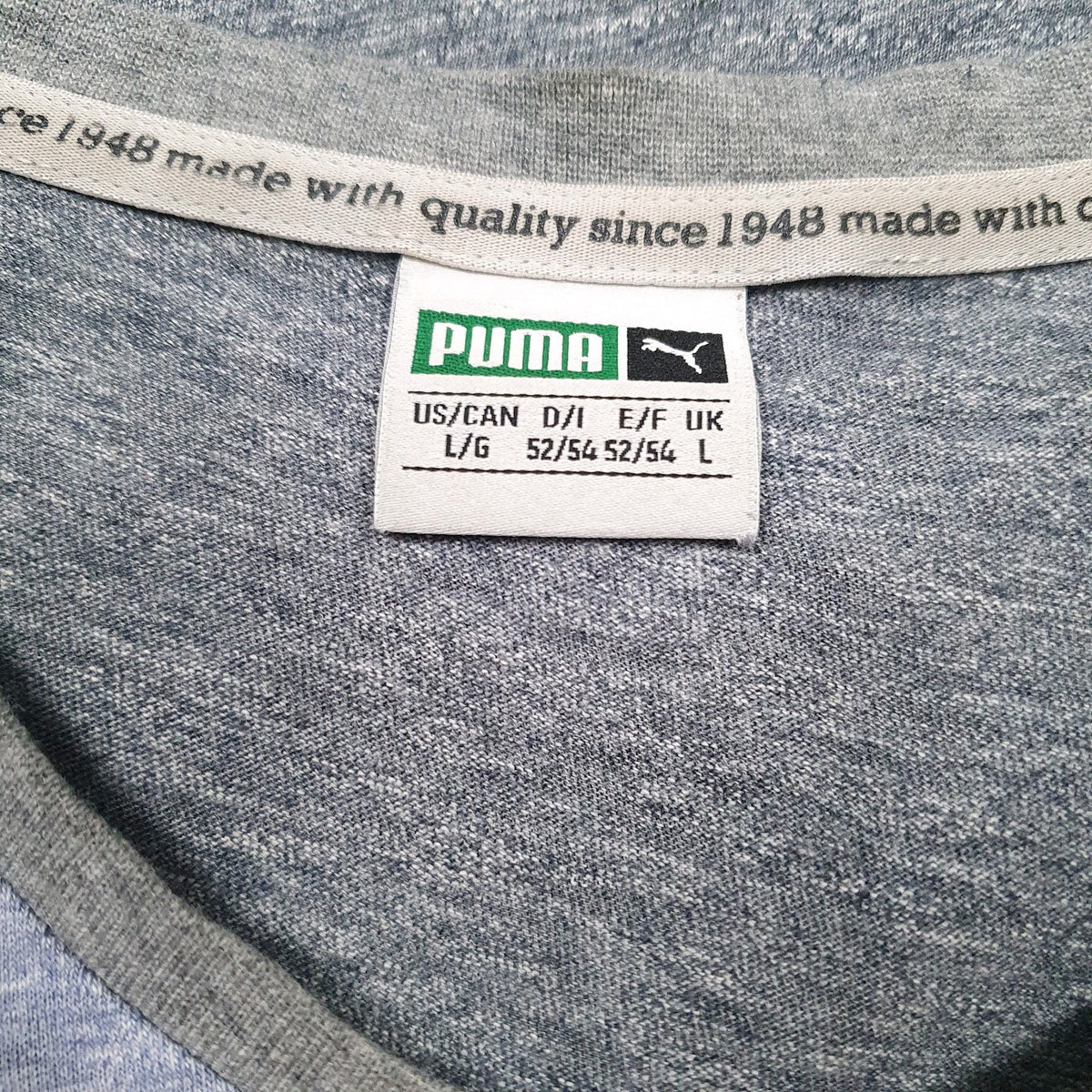 Mens Blue Puma   T Shirt