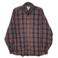 Mens Black L.L.Bean Flannel Long Sleeve Shirt