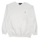 Mens White Polo Ralph Lauren  Crewneck Jumper