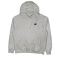 Mens White Nike  Hoodie Jumper