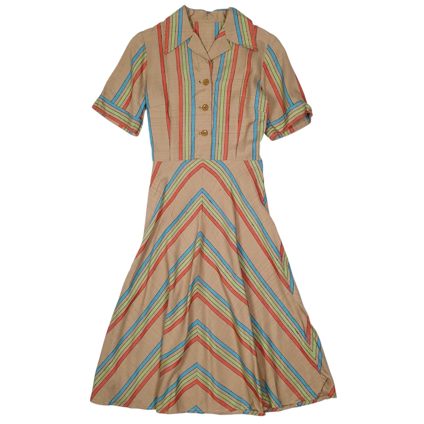 Womens Brown Unbranded  Short Sleeve Dress