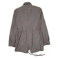 Mens Grey Levis Military Field Parka  Coat