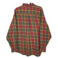 Mens Green L.L.Bean Flannel  Shirt