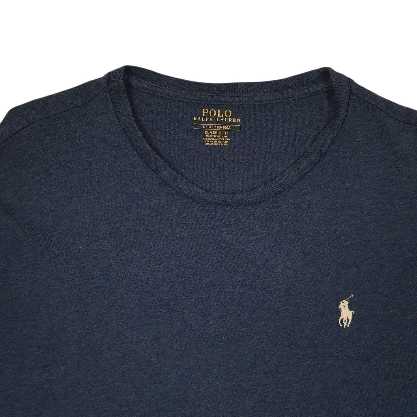 Mens Blue Polo Ralph Lauren   T Shirt