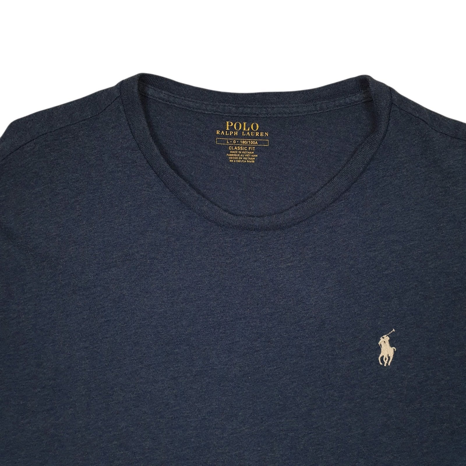 Mens Blue Polo Ralph Lauren   T Shirt