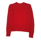 Womens Red Glico Vintage Knit Crewneck Jumper