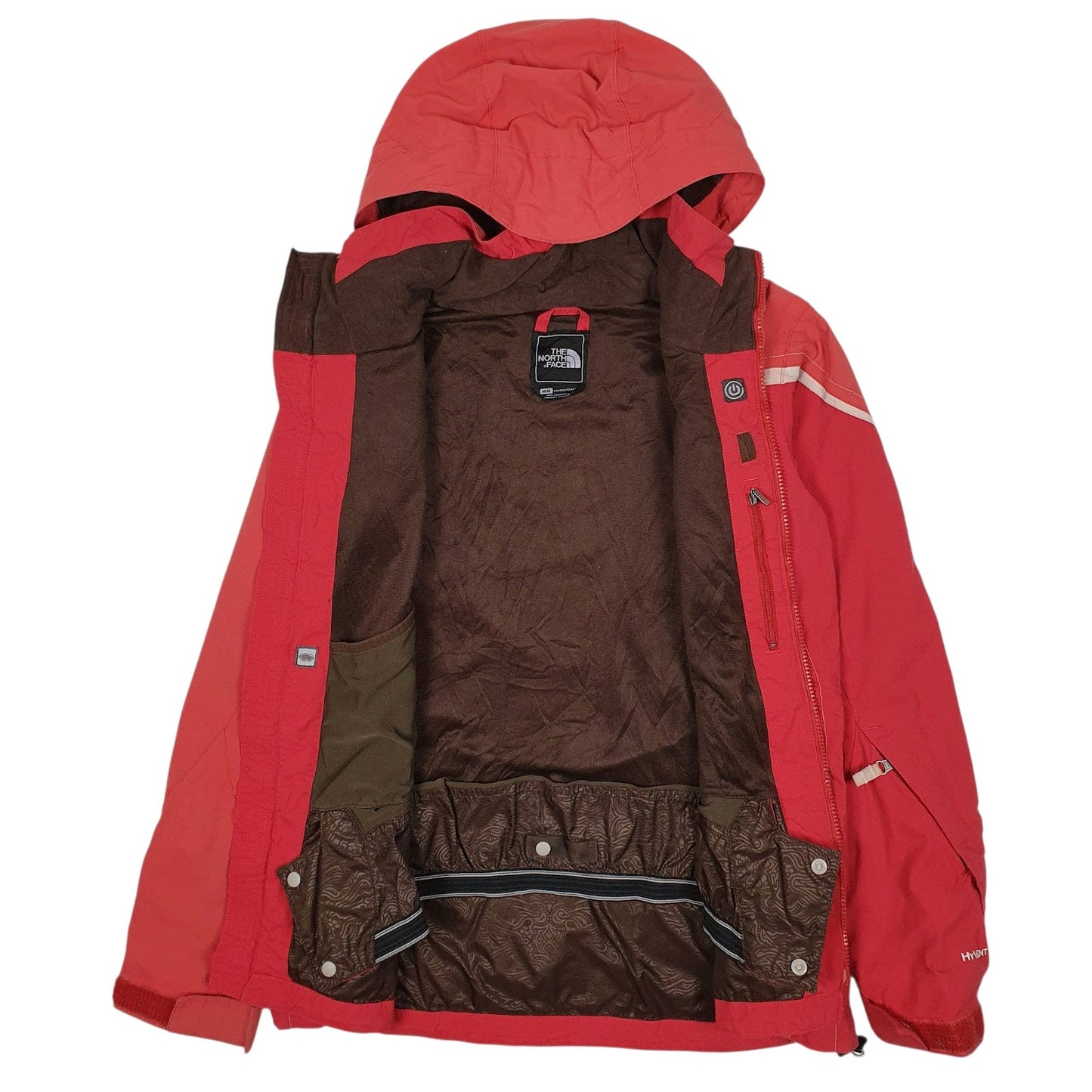 Womens Red The North Face Hyvent  Coat