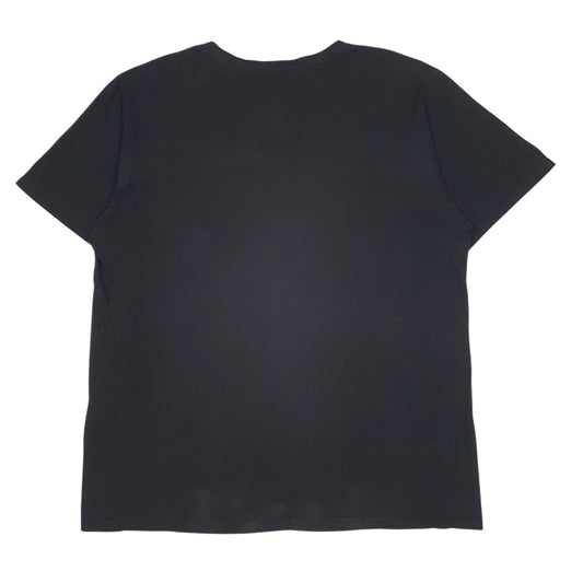 Mens Black Adidas Spellout  T Shirt