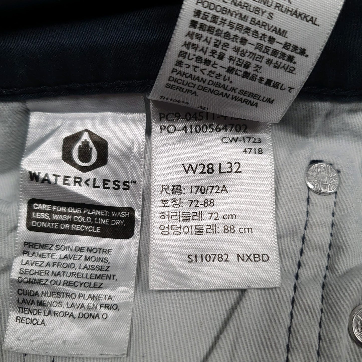 Mens Navy Levis 511  Trousers