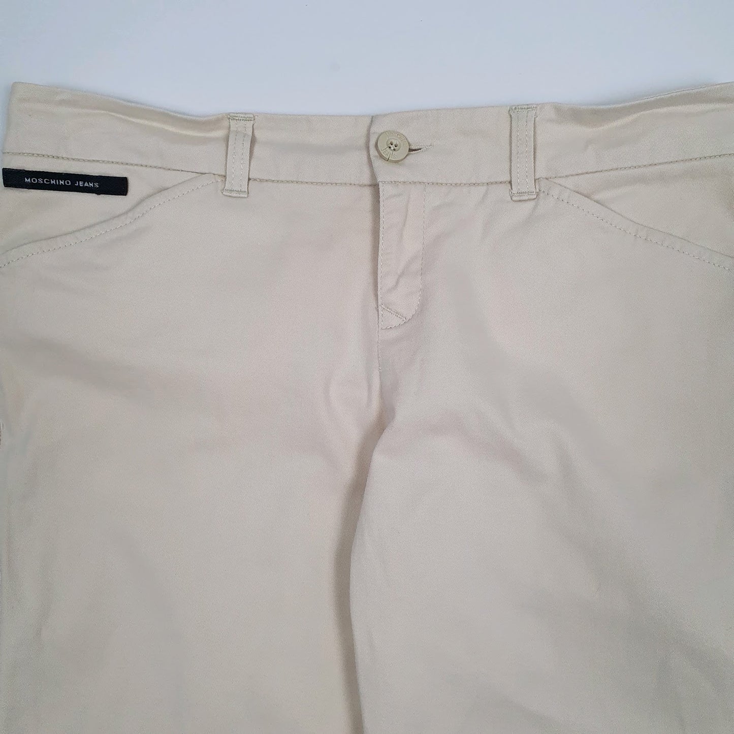 Womens Cream Moschino   Trousers