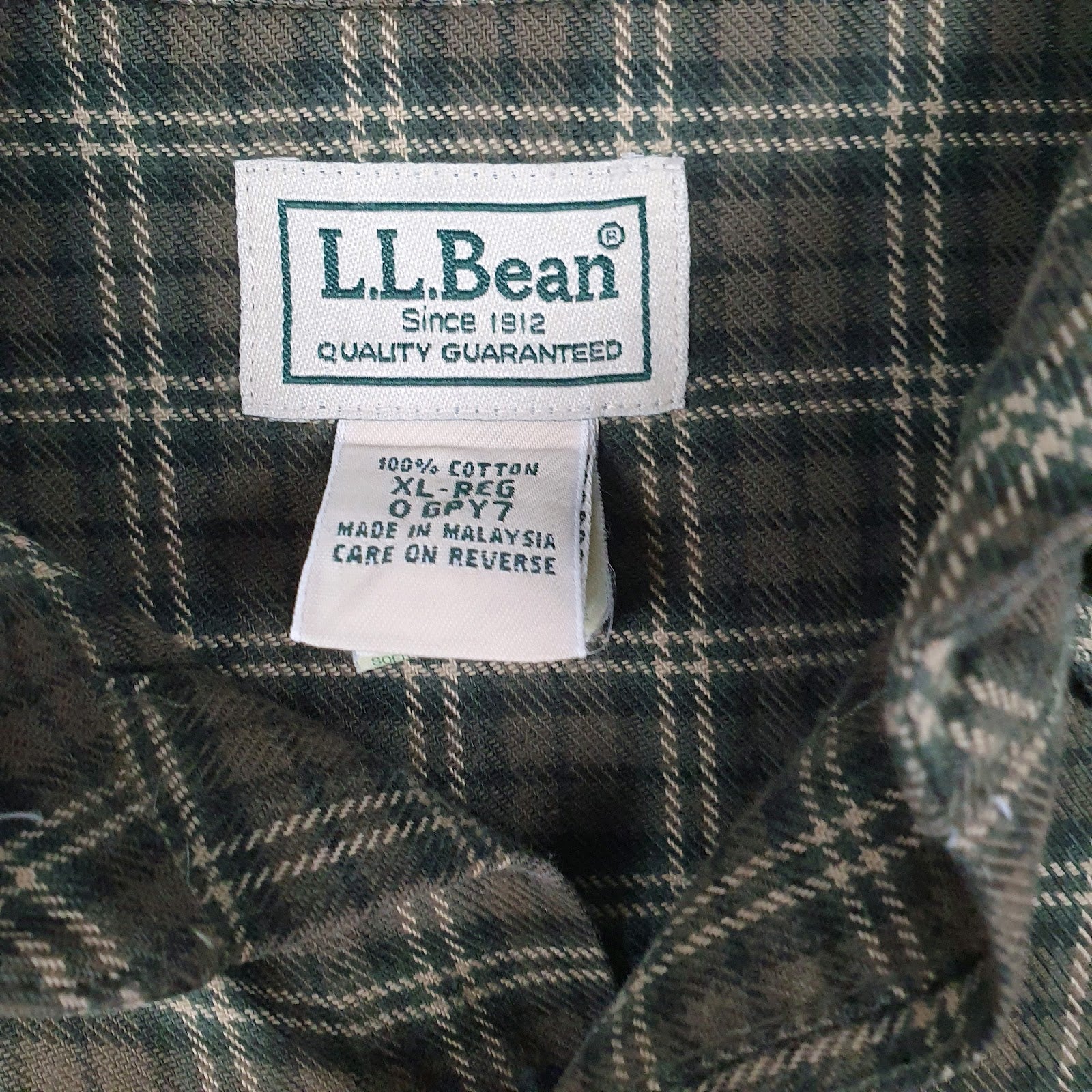 Mens Brown L.L.Bean   Shirt