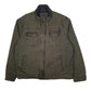 Mens Brown Levis Bomber Military Windbreaker Padded  Coat