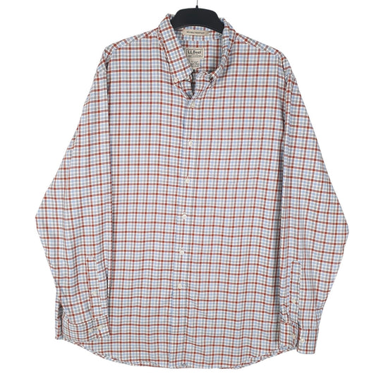 Mens Blue L.L.Bean  Long Sleeve Shirt