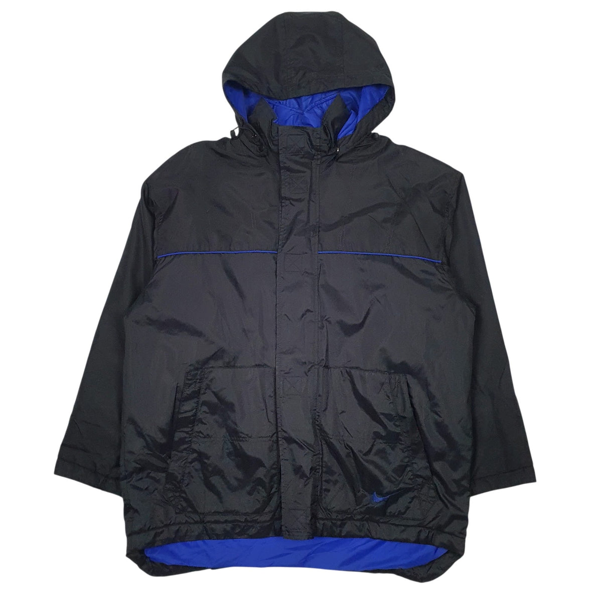 Mens Black Nike Vintage 00s  Coat