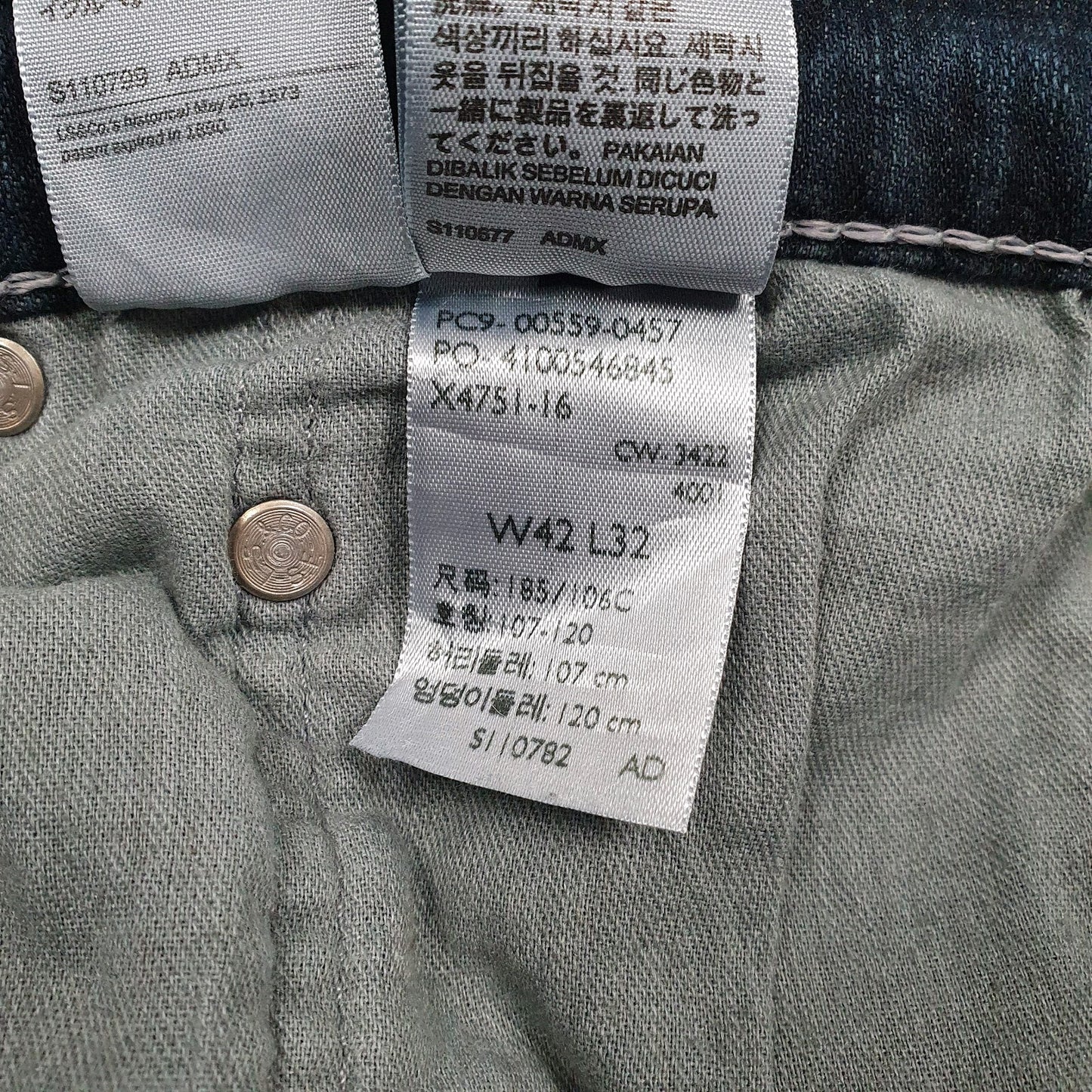 Mens Blue Levis   Jeans