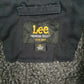 Mens Black Lee Sherpa Lined  Coat