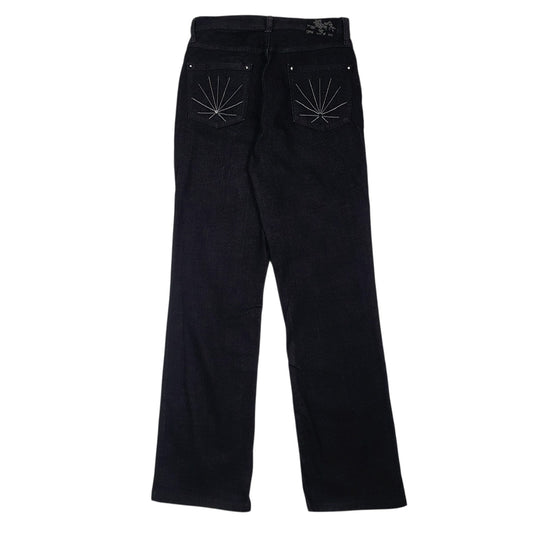 Womens Black Depoch Mod   Jeans