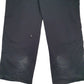 Mens Black Dickies Workwear Double Knee  Trousers