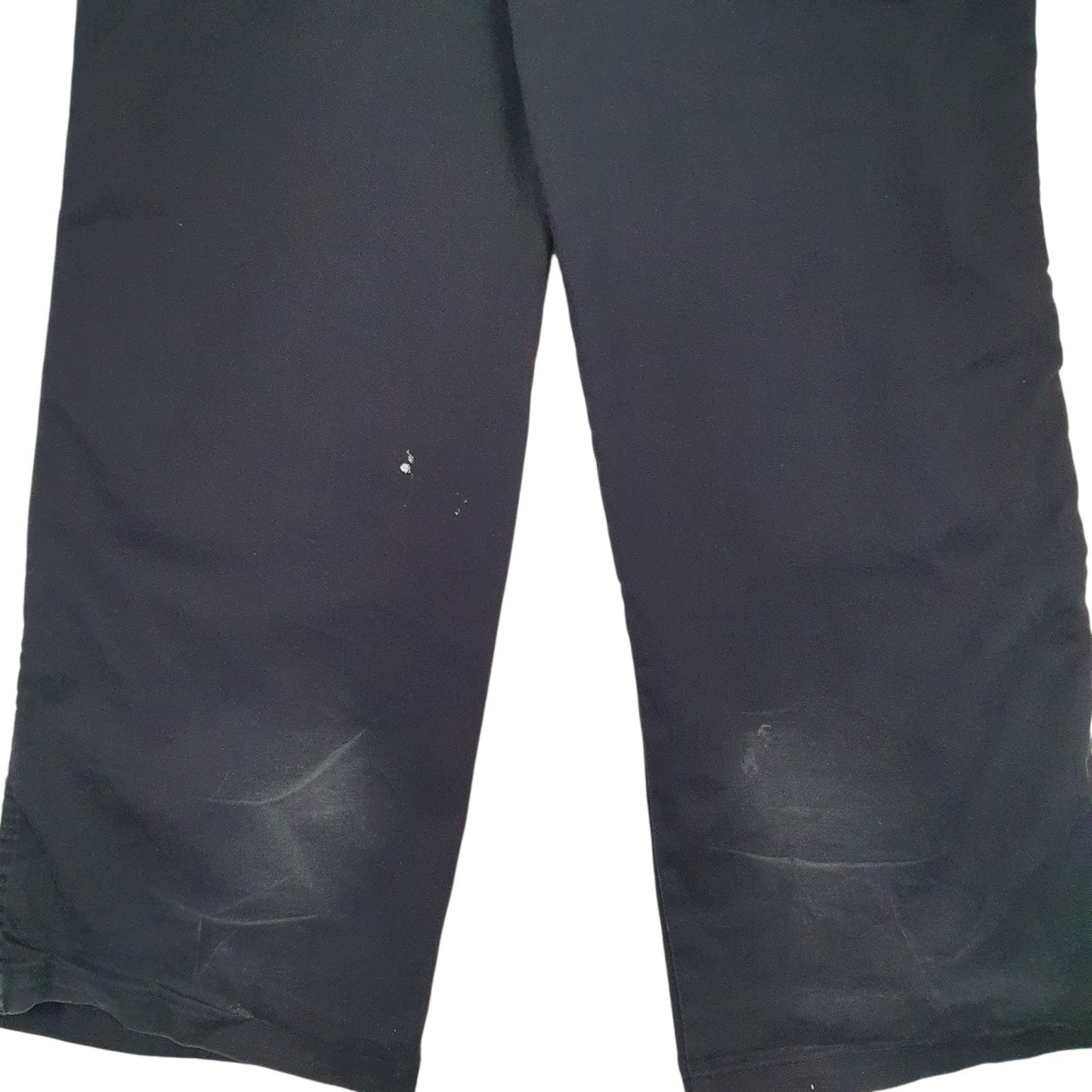 Mens Black Dickies Workwear Double Knee  Trousers