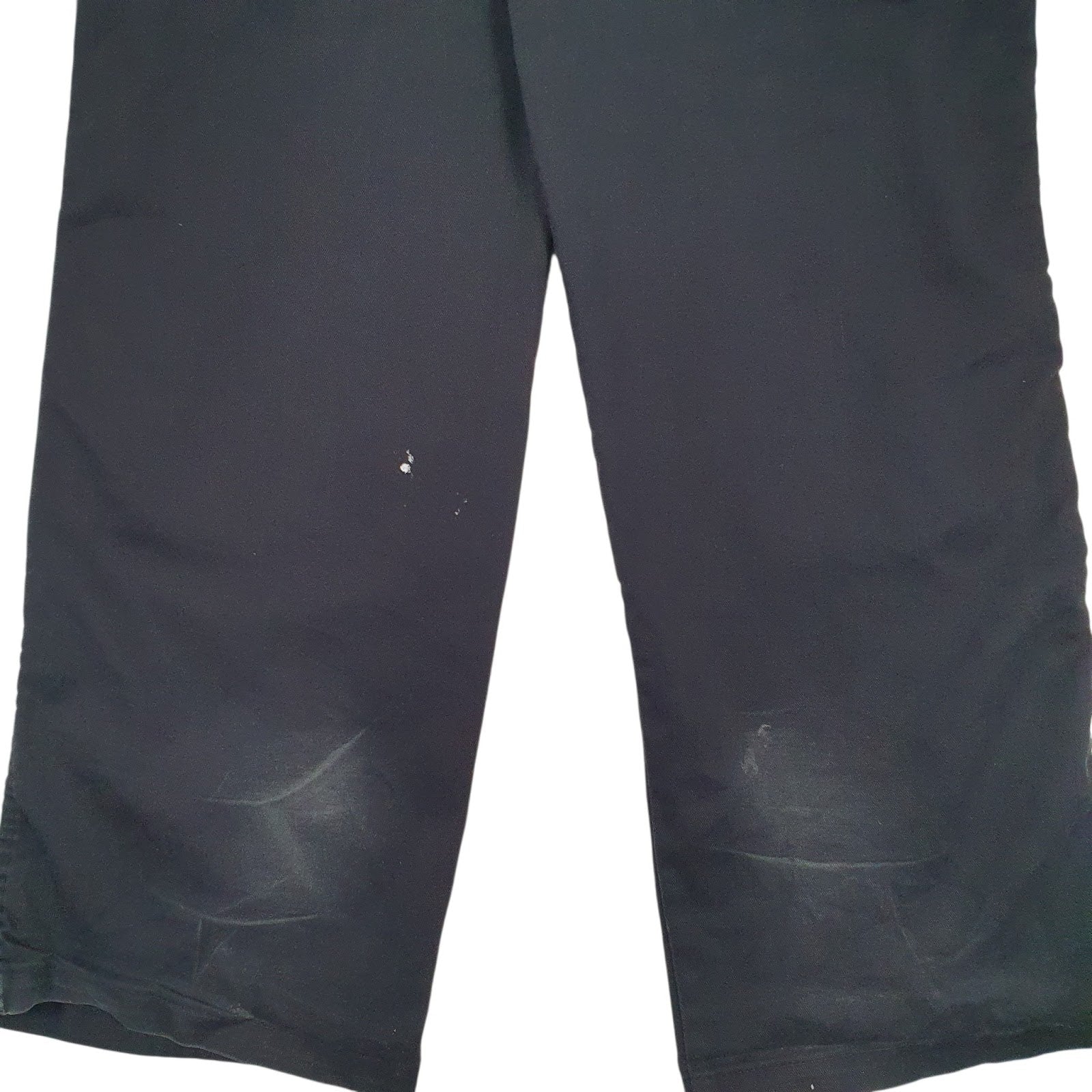 Mens Black Dickies Workwear Double Knee  Trousers