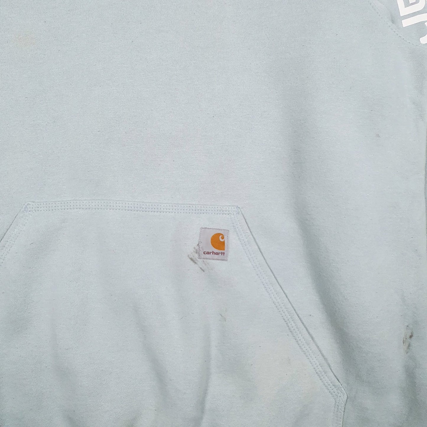 Mens Blue Carhartt  Hoodie Jumper