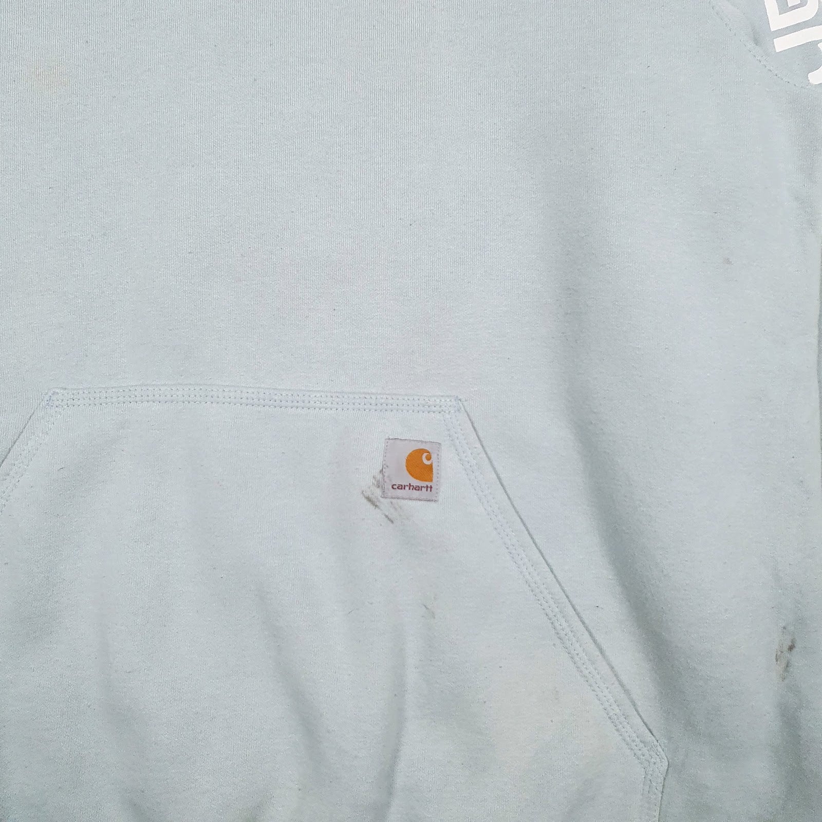 Mens Blue Carhartt  Hoodie Jumper