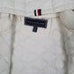 Womens White Tommy Hilfiger Quilted Hoodie Coat